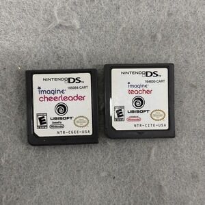 Imagine Cheerleader Imagine Teacher Nintendo DS Games Lot Ubisoft Pair
